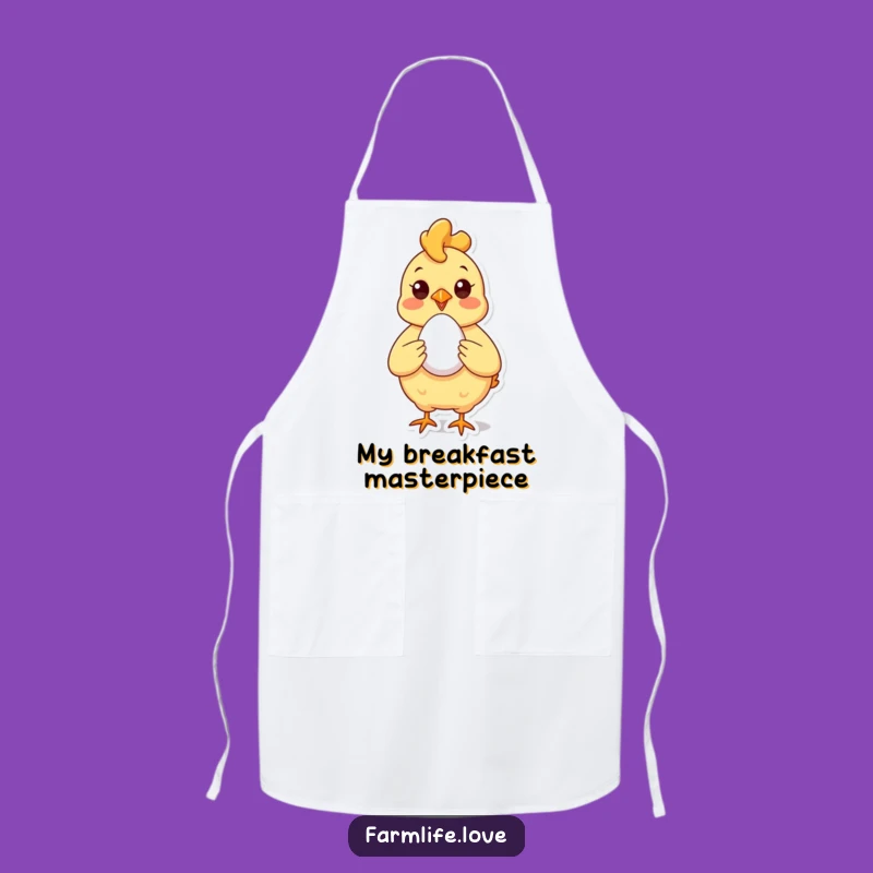 Funny Chicken Egg Apron: Cook with Pride, Charming Funny Gift for Gardeners