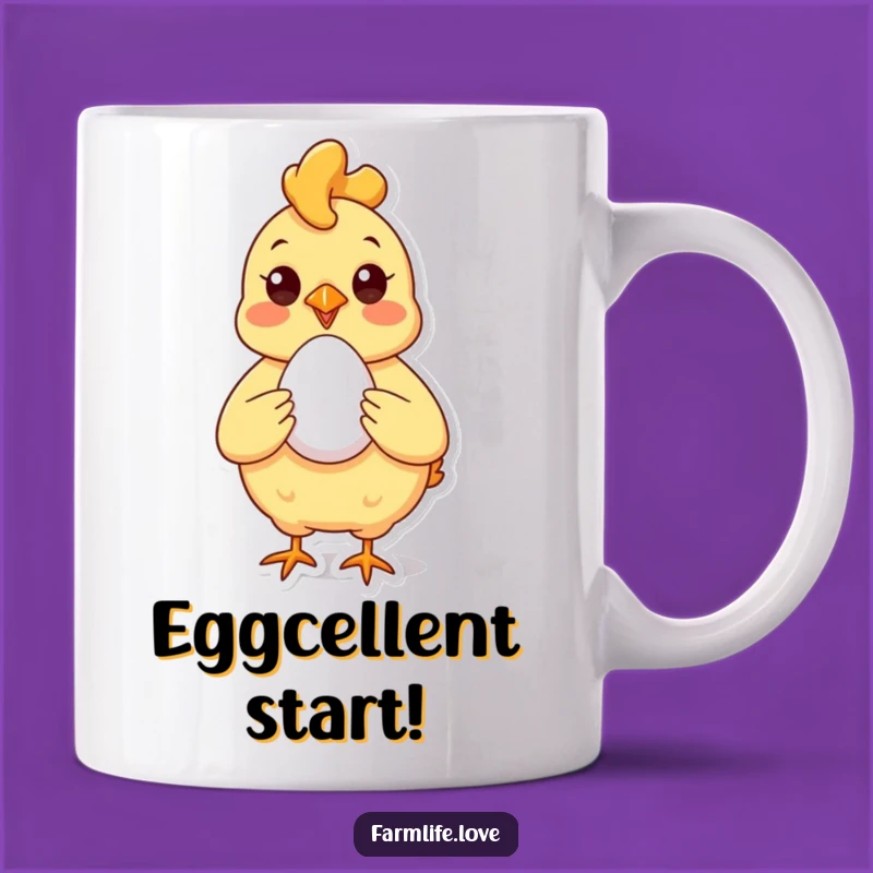Funny Chicken Egg Mug: Proud Mama Hen, Hilarious Funny Gift for Farmers & Bird Lovers
