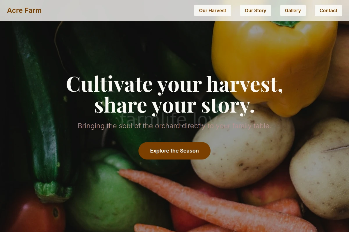 Acre Farm Food Service