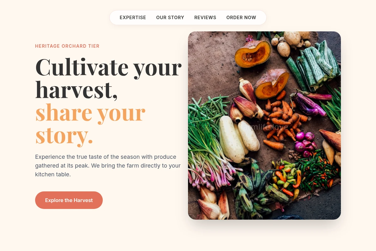 Seasonal Farm Food Service