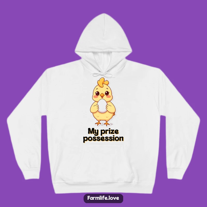 Funny Chicken Egg Hoodie: Cozy Hen Comfort, Warm Funny Gift for Early Birds