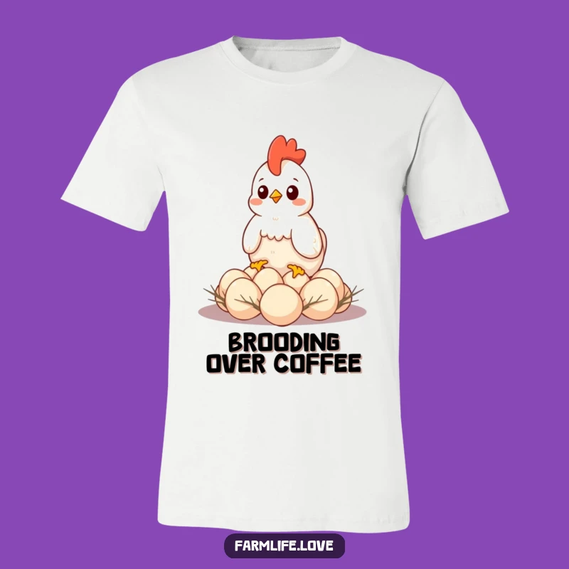 Funny Hen Mother T-Shirt: Protective Bird Humor Tee